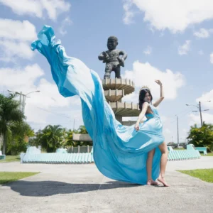 Guyana Flying Dress Experience (GOLD GLAMOUR)